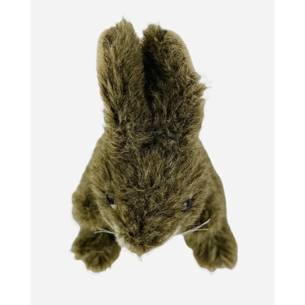 Folkmanis Mini Jack Rabbit Finger Puppet Plush Easter Spring Soft Toy Bunny Cute